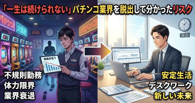 「一生は続けられない」パチンコ業界を脱出して分かったリスク