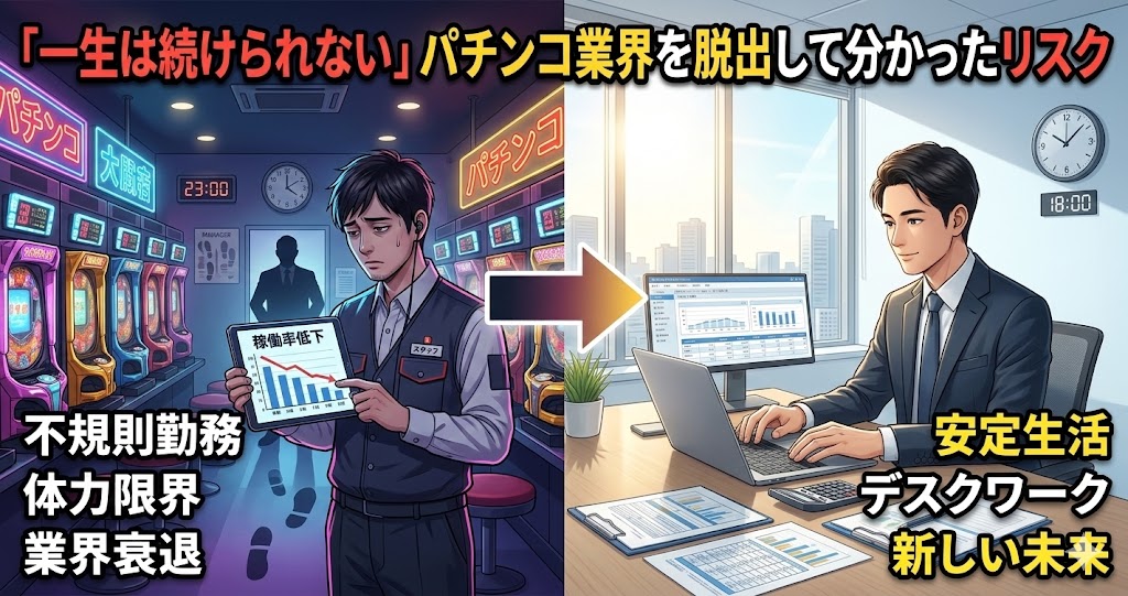 「一生は続けられない」パチンコ業界を脱出して分かったリスク